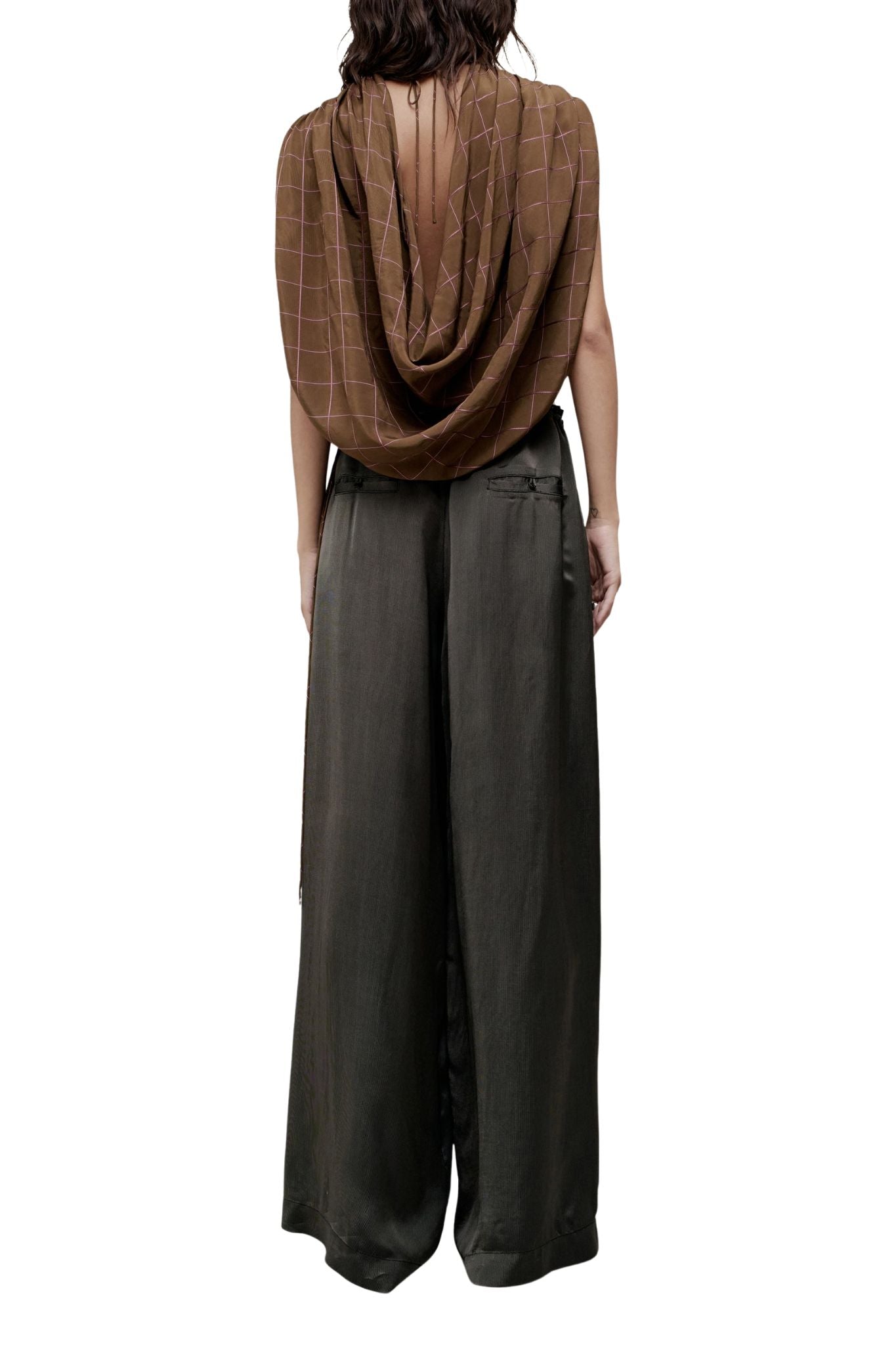 Kallmeyer Naia Draped Top - Vermillion