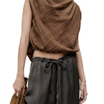 Kallmeyer Naia Draped Top - Vermillion