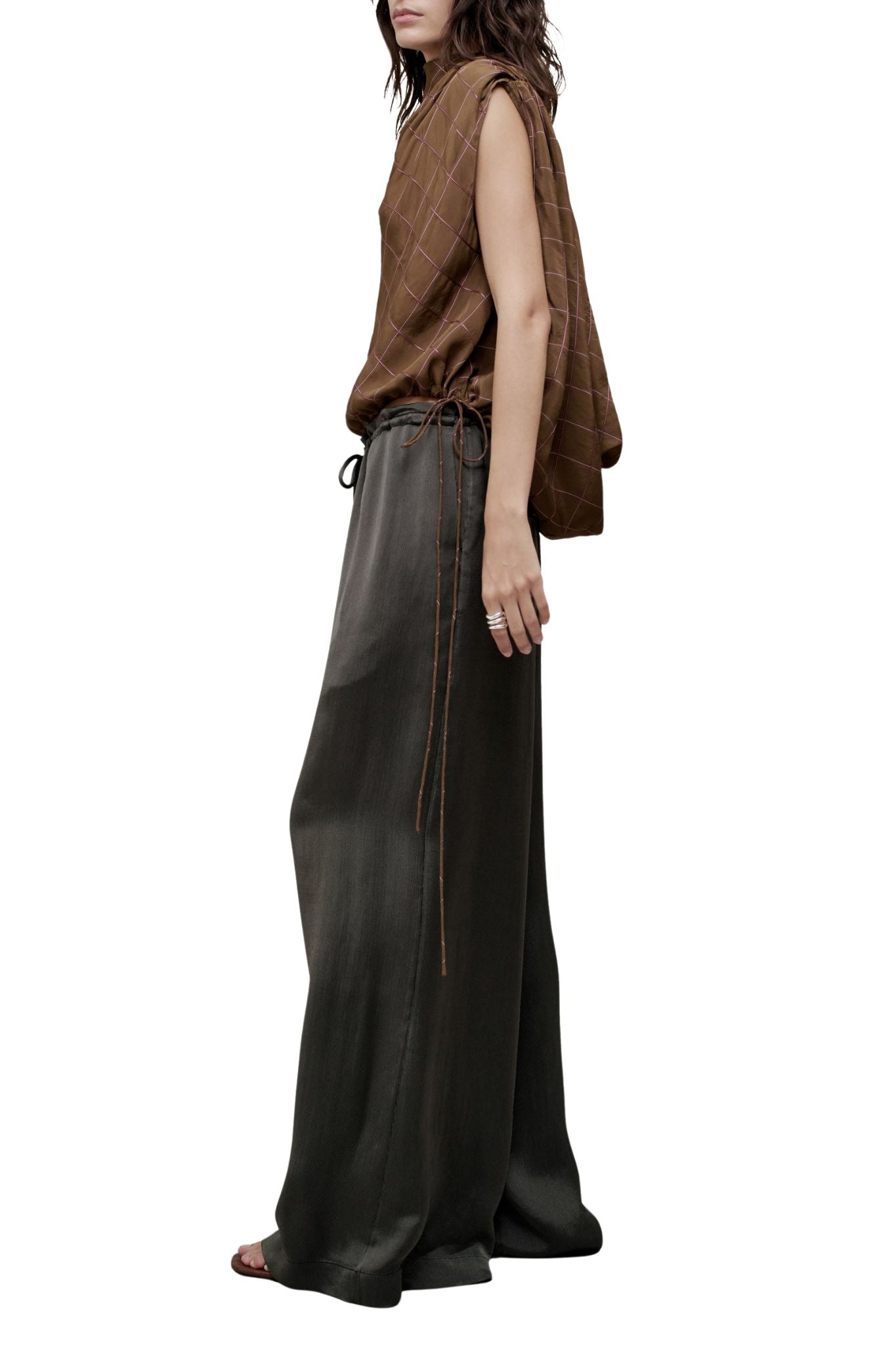 Kallmeyer Naia Draped Top - Vermillion