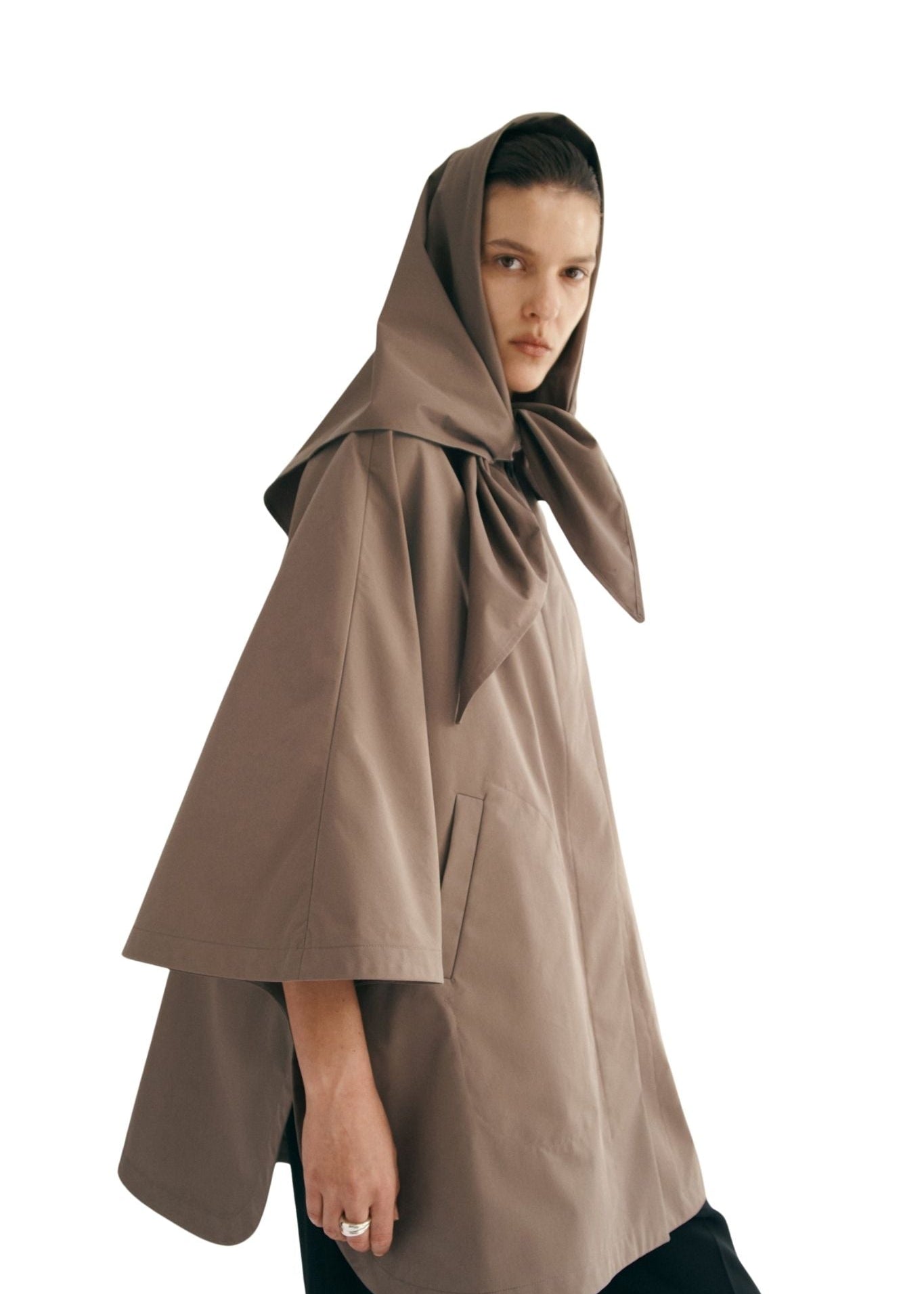 Kallmeyer Navi Scarf Cape - Vermillion