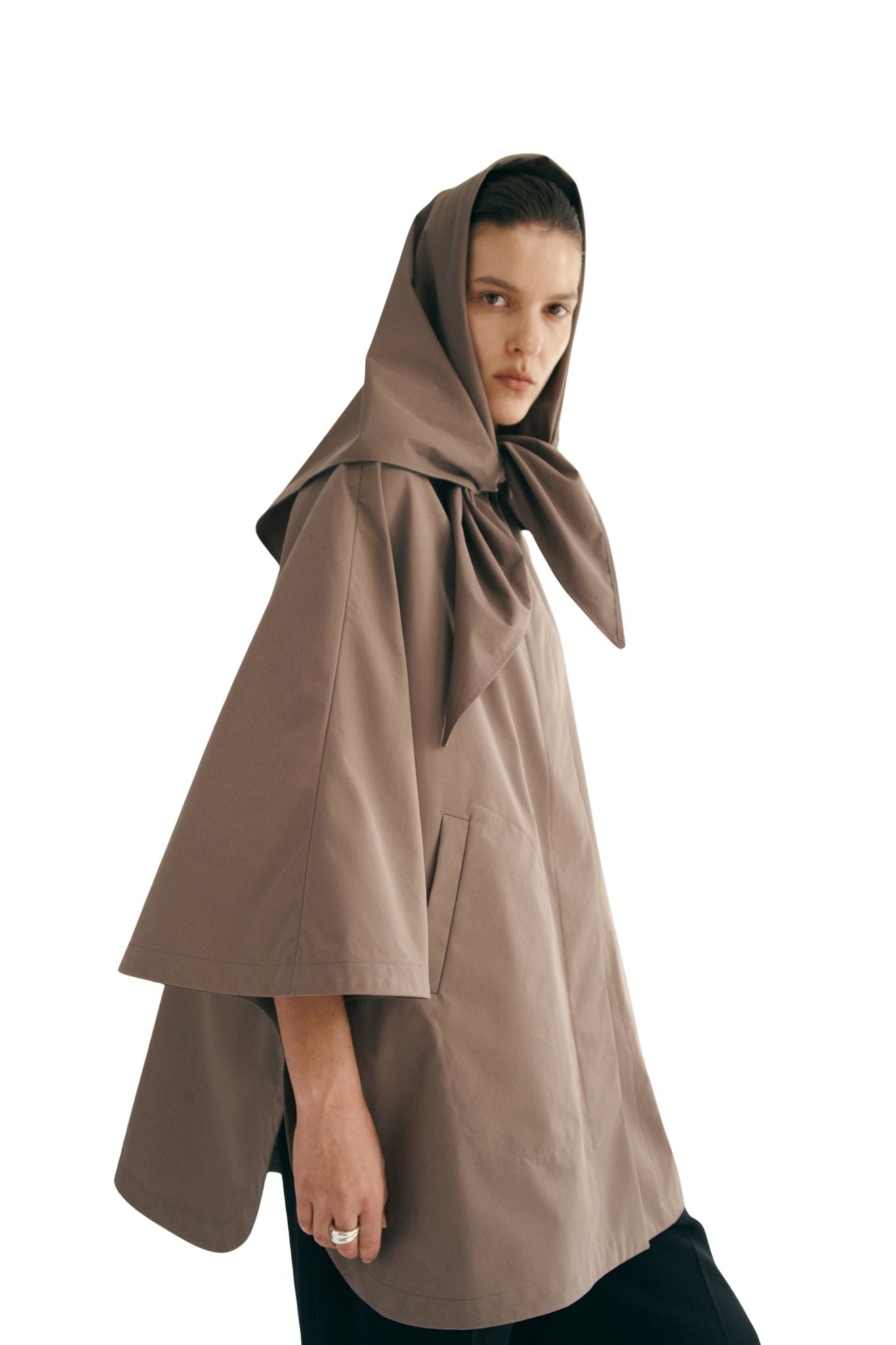 Kallmeyer Navi Scarf Cape - Vermillion