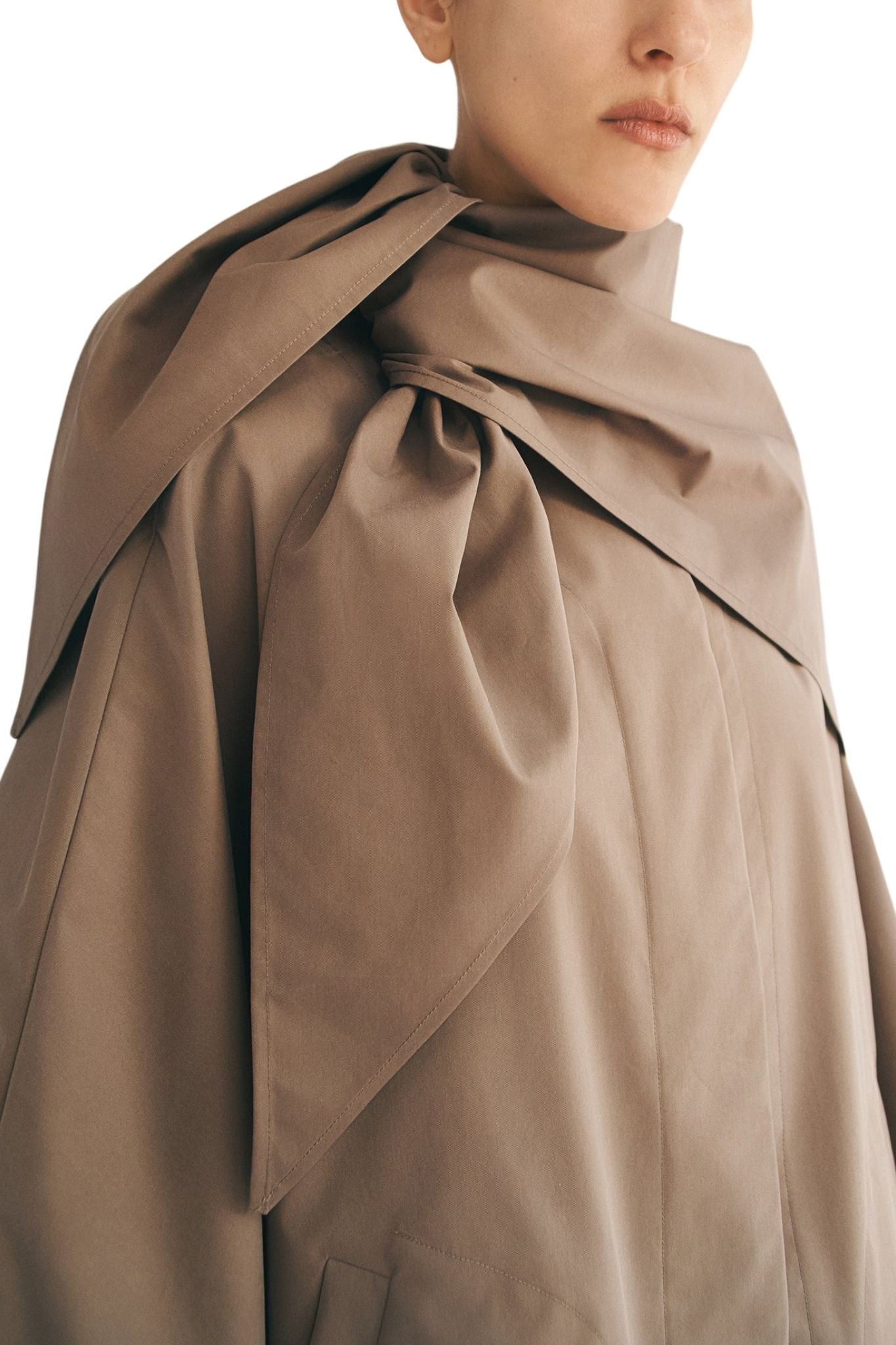 Kallmeyer Navi Scarf Cape - Vermillion