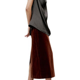 Kallmeyer Penny Draped Top - Vermillion