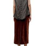 Kallmeyer Penny Draped Top - Vermillion