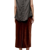 Kallmeyer Penny Draped Top - Vermillion