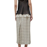 Kallmeyer Zia Cowl Spaghetti Tank - Vermillion