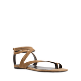 Khaite Aimee Ankle Strap Sandal - Vermillion
