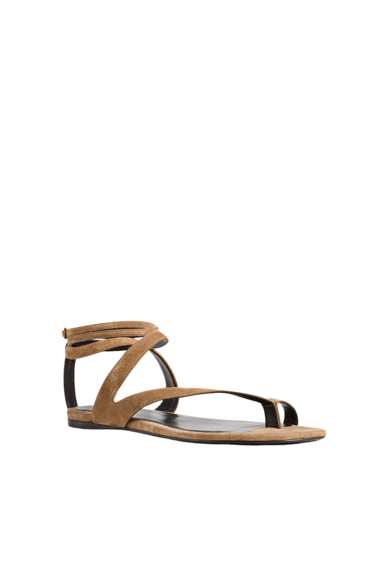 Khaite Aimee Ankle Strap Sandal - Vermillion