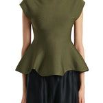 Khaite Andra Top - Vermillion