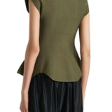 Khaite Andra Top - Vermillion