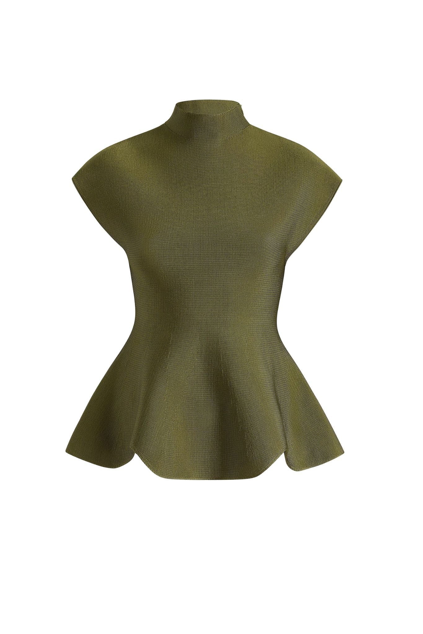 Khaite Andra Top - Vermillion