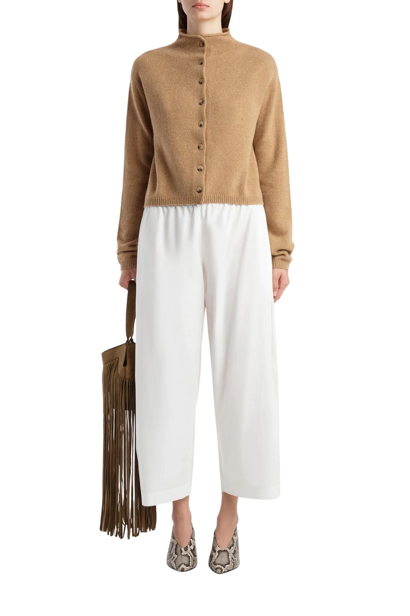 Khaite Annora Cardigan - Vermillion