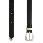 Khaite Benny Belt Silver Buckle (30mm) - Vermillion