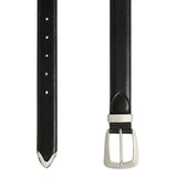 Khaite Benny Belt Silver Buckle (30mm) - Vermillion