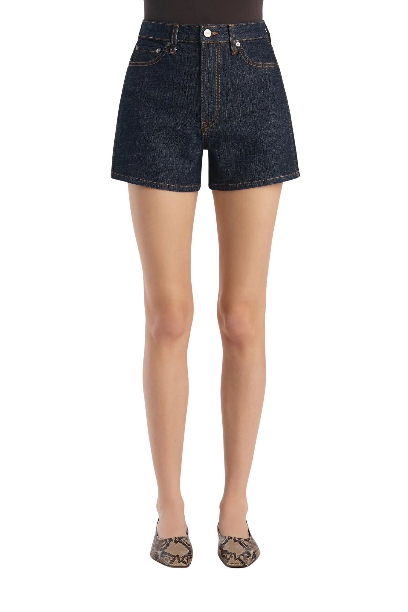 Khaite Danya Short - Vermillion