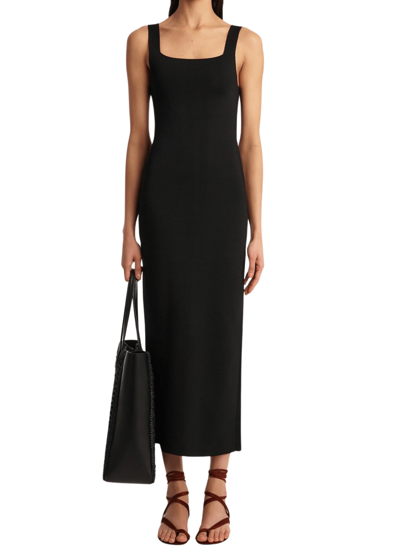 Khaite Dixi Dress - Vermillion