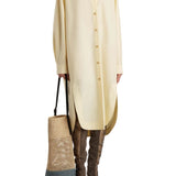 Khaite Gloria Dress - Vermillion