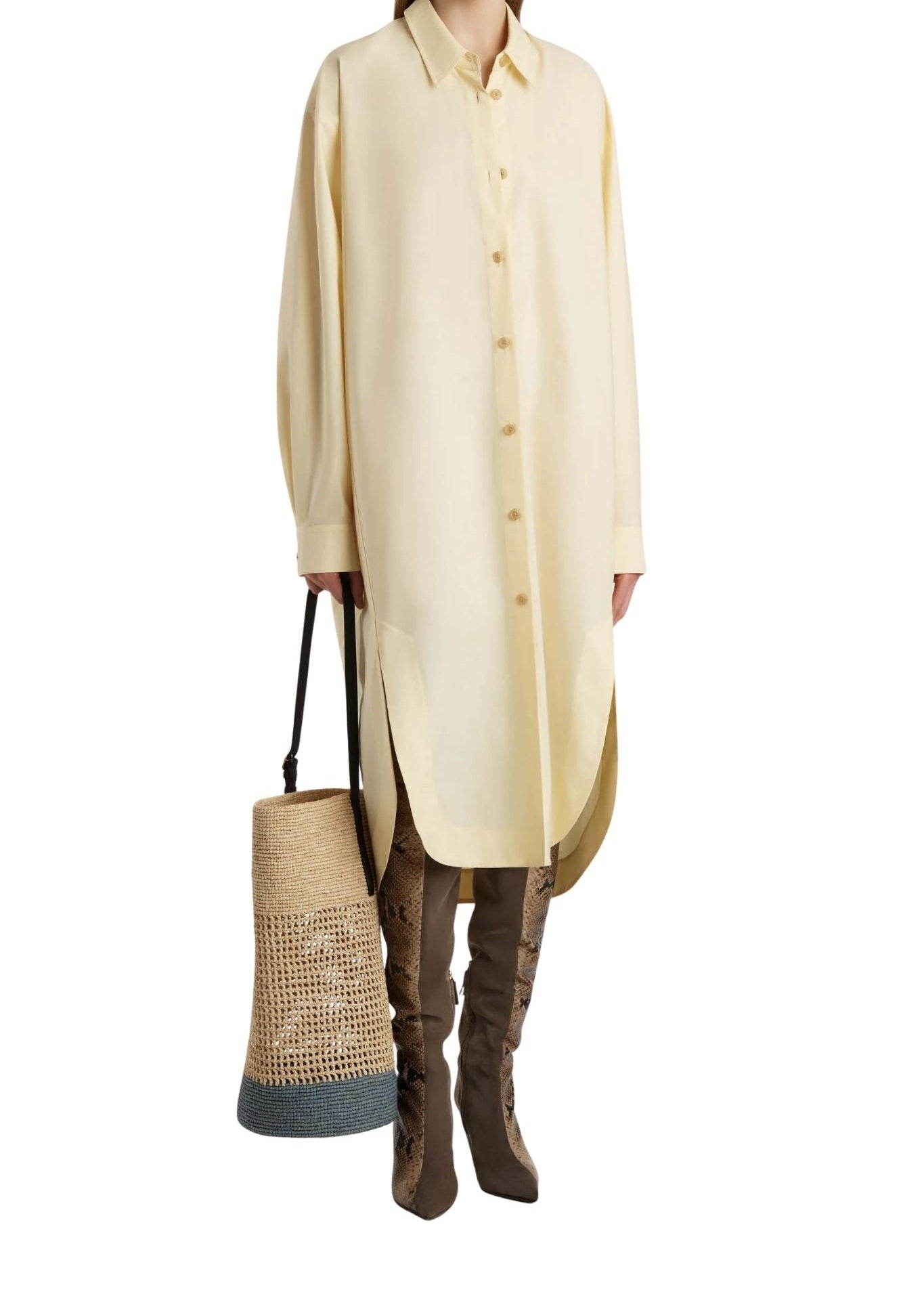 Khaite Gloria Dress - Vermillion