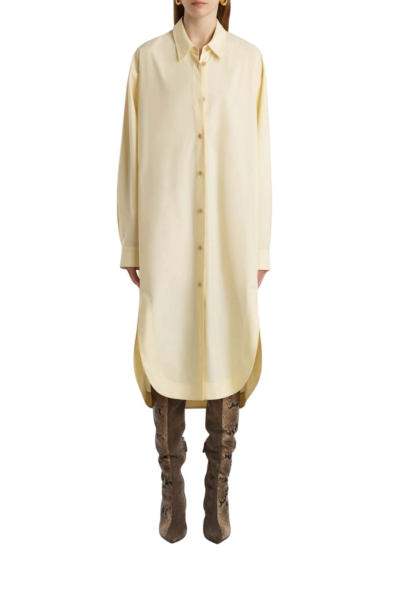 Khaite Gloria Dress - Vermillion