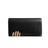 Khaite Hand Clutch - Vermillion