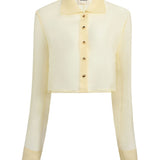 Khaite Jasen Top - Vermillion