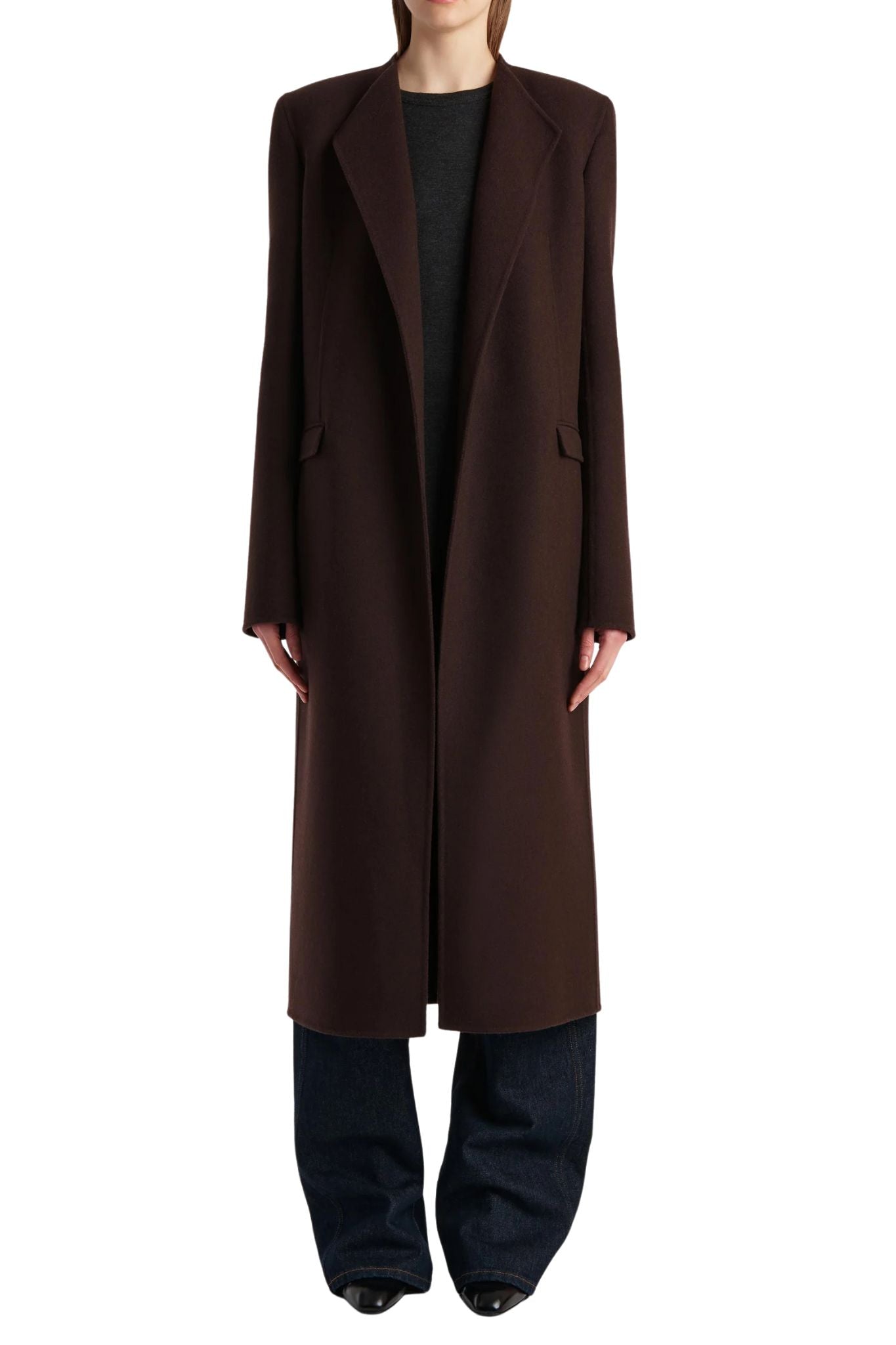 Khaite Jelson Coat - Vermillion