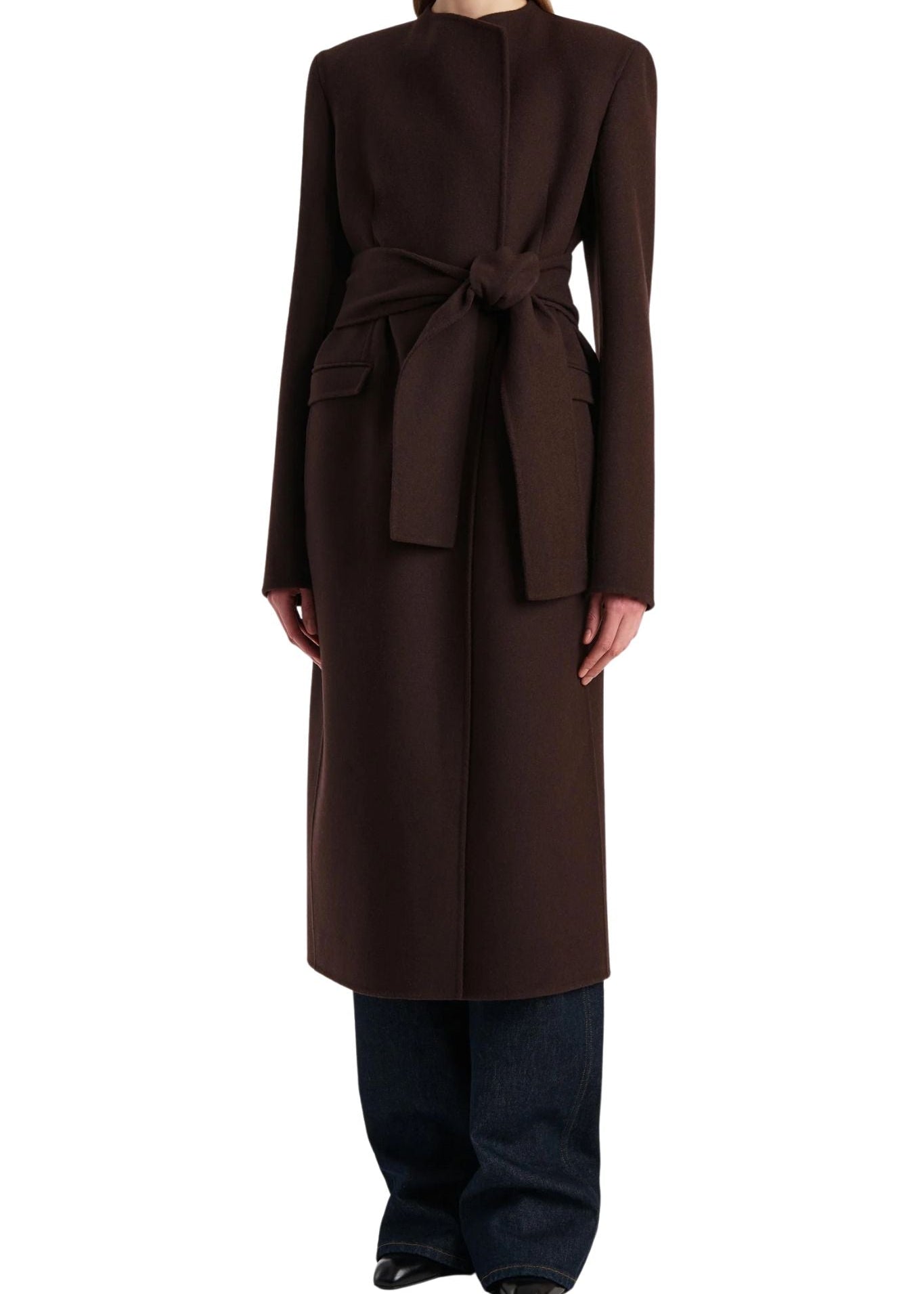 Khaite Jelson Coat - Vermillion