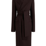 Khaite Jelson Coat - Vermillion