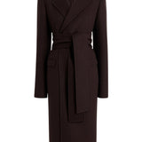 Khaite Jelson Coat - Vermillion