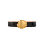 Khaite Keefe Belt Antique Gold 35MM - Vermillion