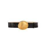 Khaite Keefe Belt Antique Gold 35MM - Vermillion