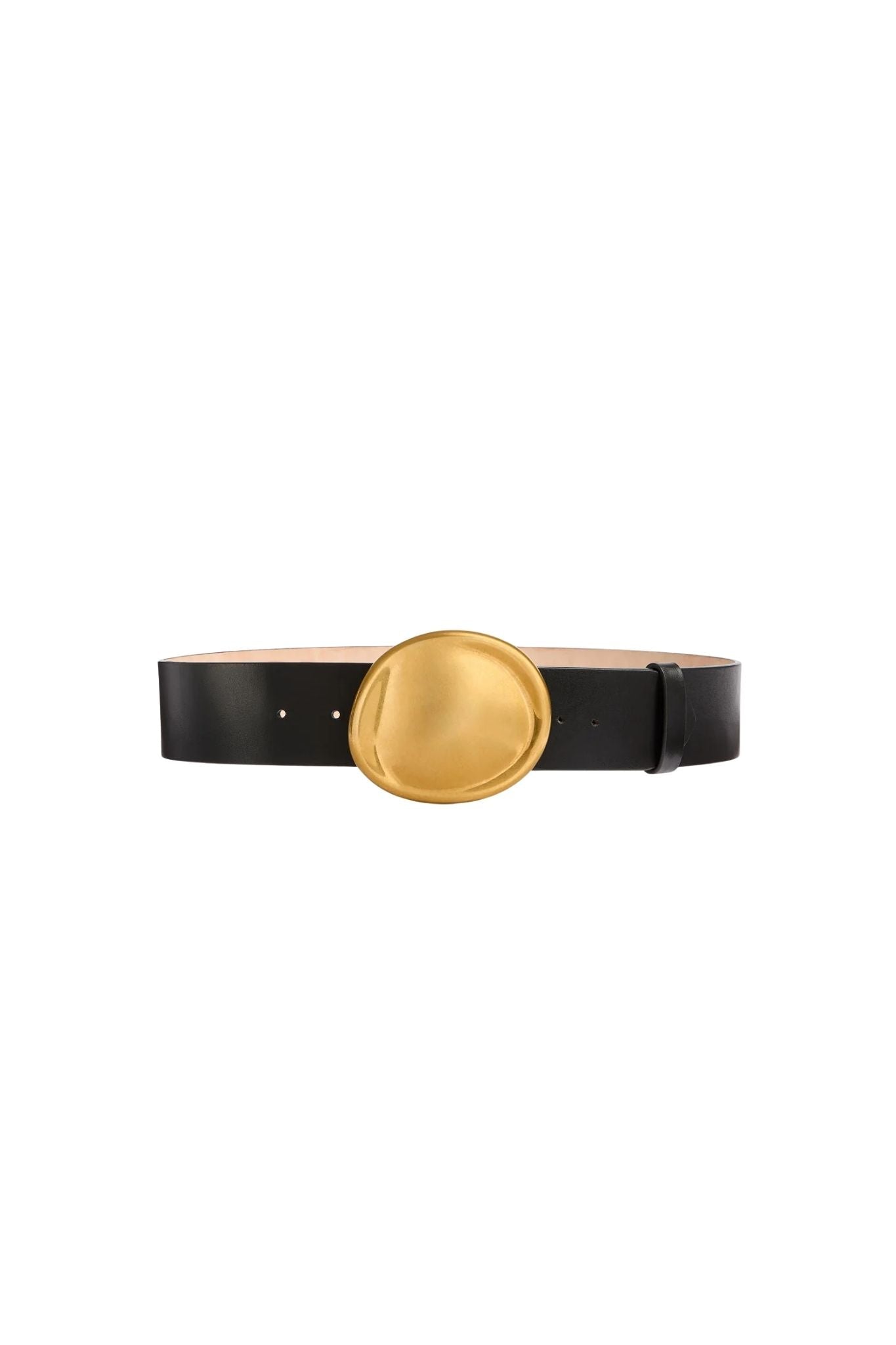 Khaite Keefe Belt Antique Gold 35MM - Vermillion
