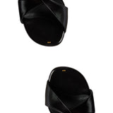 Khaite Liria Ankle Strap Sandal 75 - Vermillion