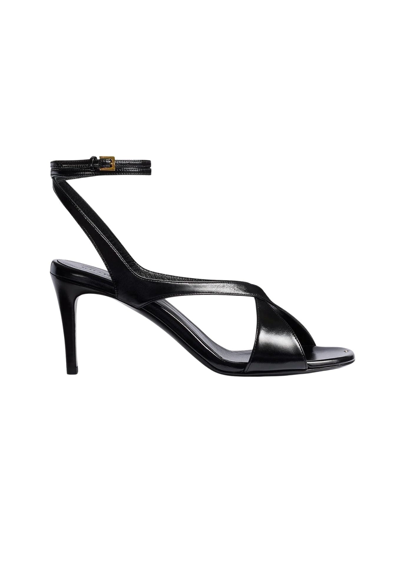 Khaite Liria Ankle Strap Sandal 75 - Vermillion