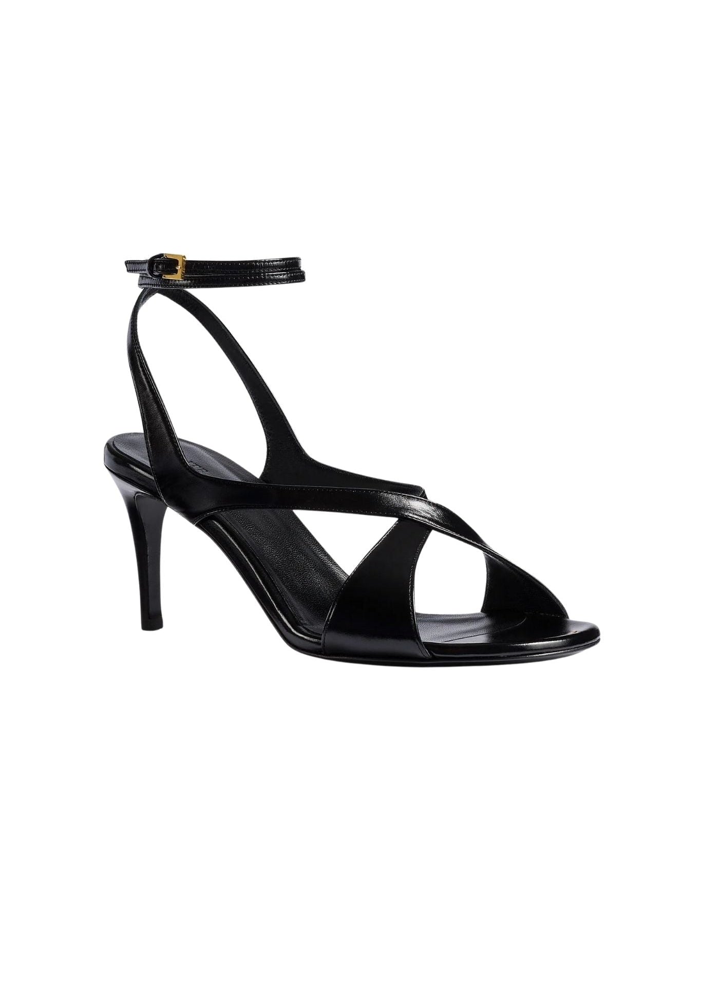 Khaite Liria Ankle Strap Sandal 75 - Vermillion