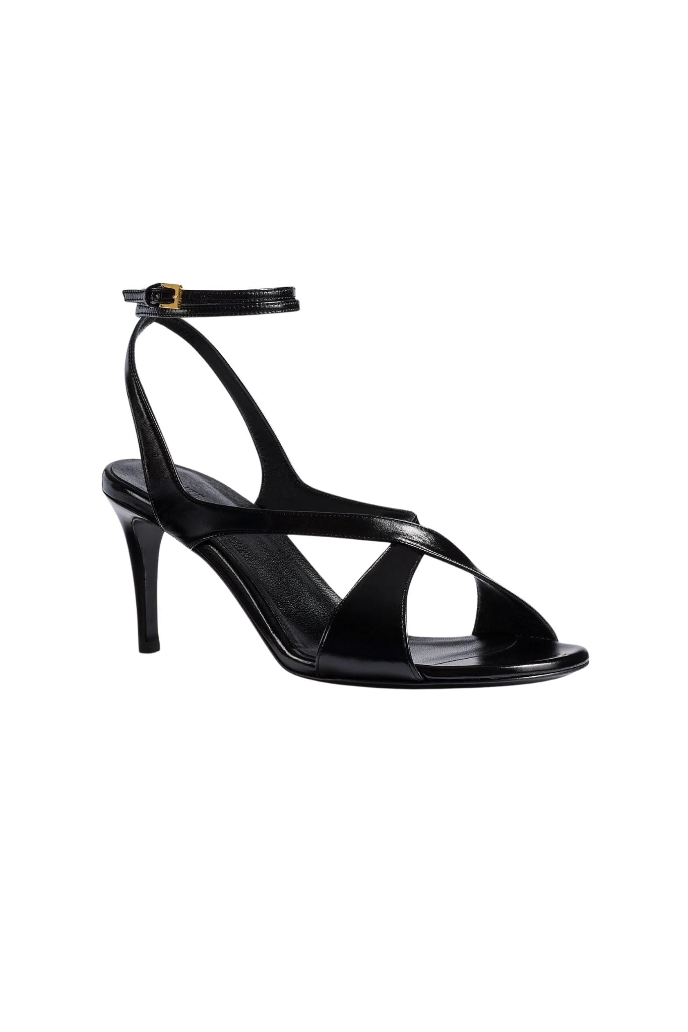 Khaite Liria Ankle Strap Sandal 75 - Vermillion