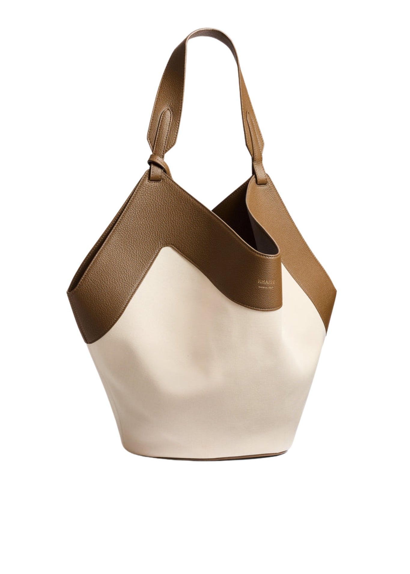 Khaite Lotus Medium Canvas Tote - Vermillion