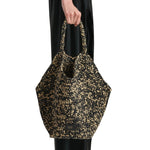 Khaite Lotus Medium Raffia Tote - Vermillion