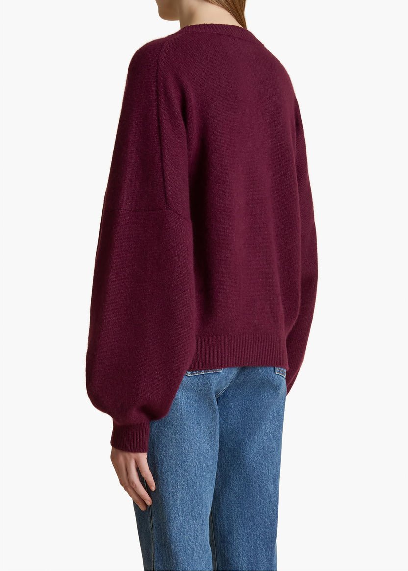 Khaite Margaux Sweater - Vermillion