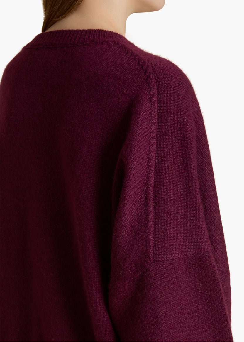 Khaite Margaux Sweater - Vermillion