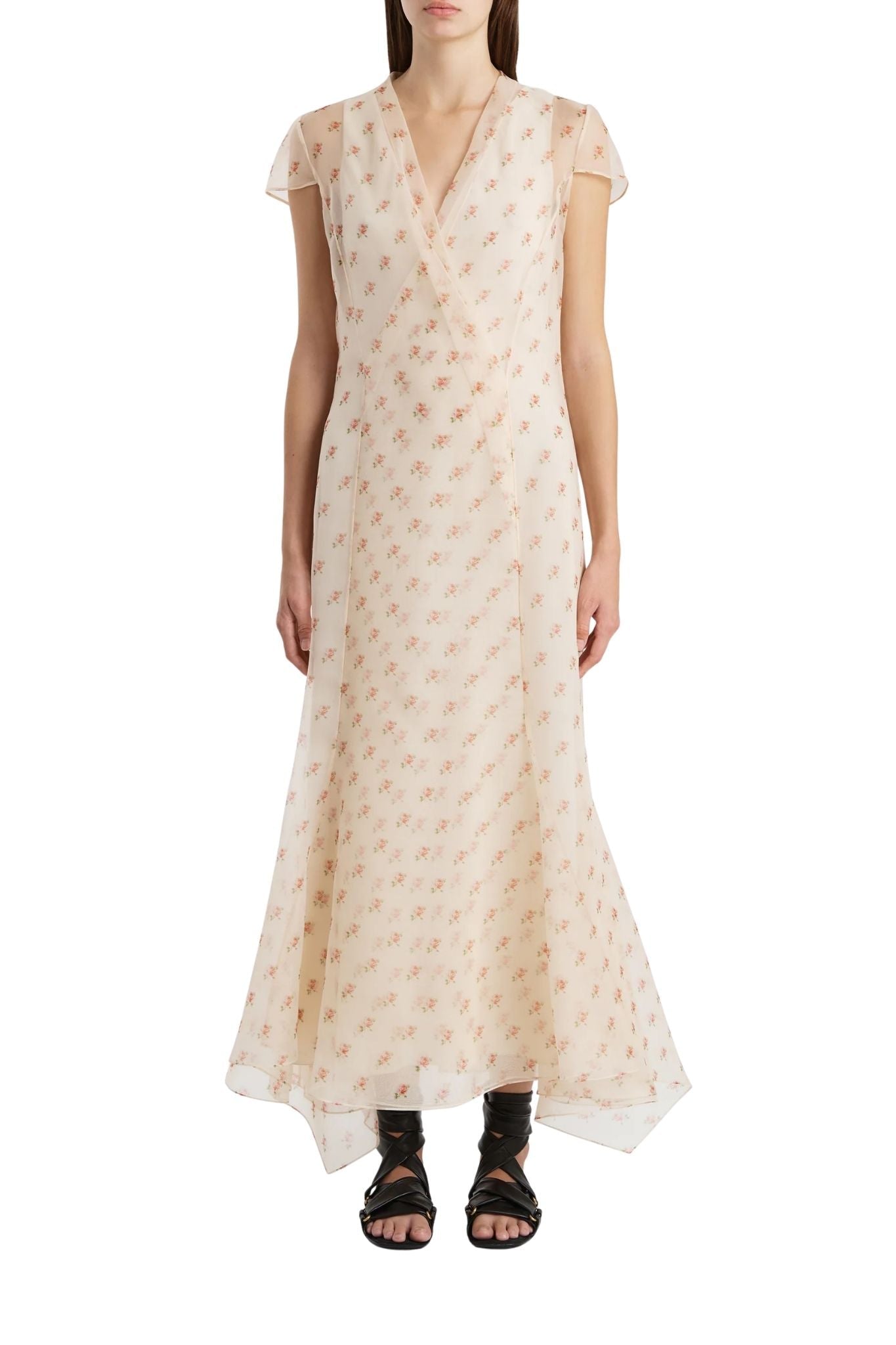 Khaite Meera Dress - Vermillion