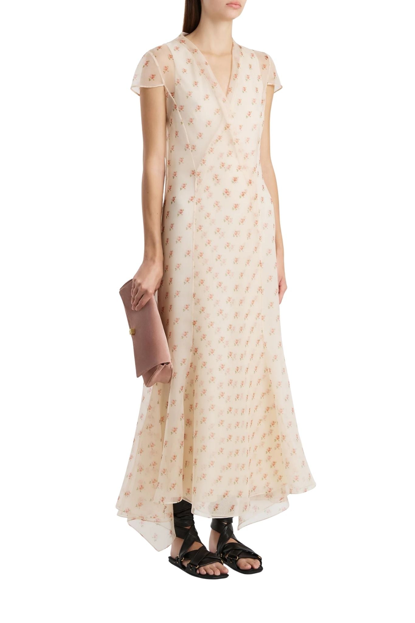 Khaite Meera Dress - Vermillion