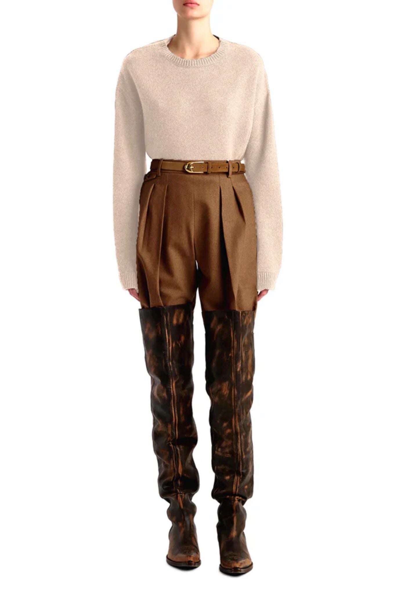 Khaite Milo Sweater - Vermillion