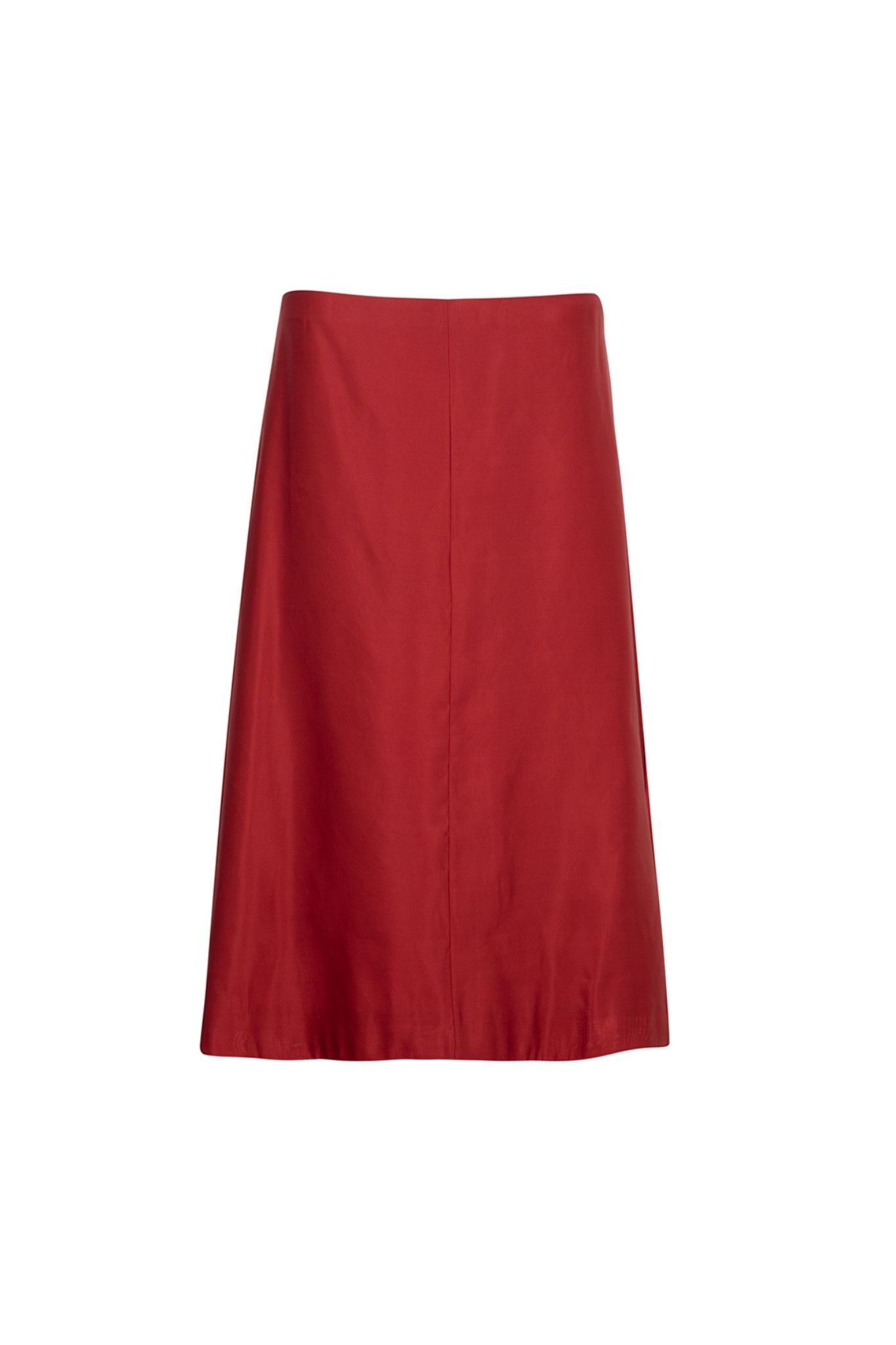 Khaite Nania Skirt - Vermillion
