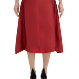 Khaite Nania Skirt - Vermillion