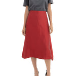 Khaite Nania Skirt - Vermillion