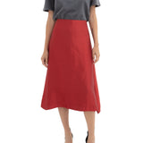 Khaite Nania Skirt - Vermillion