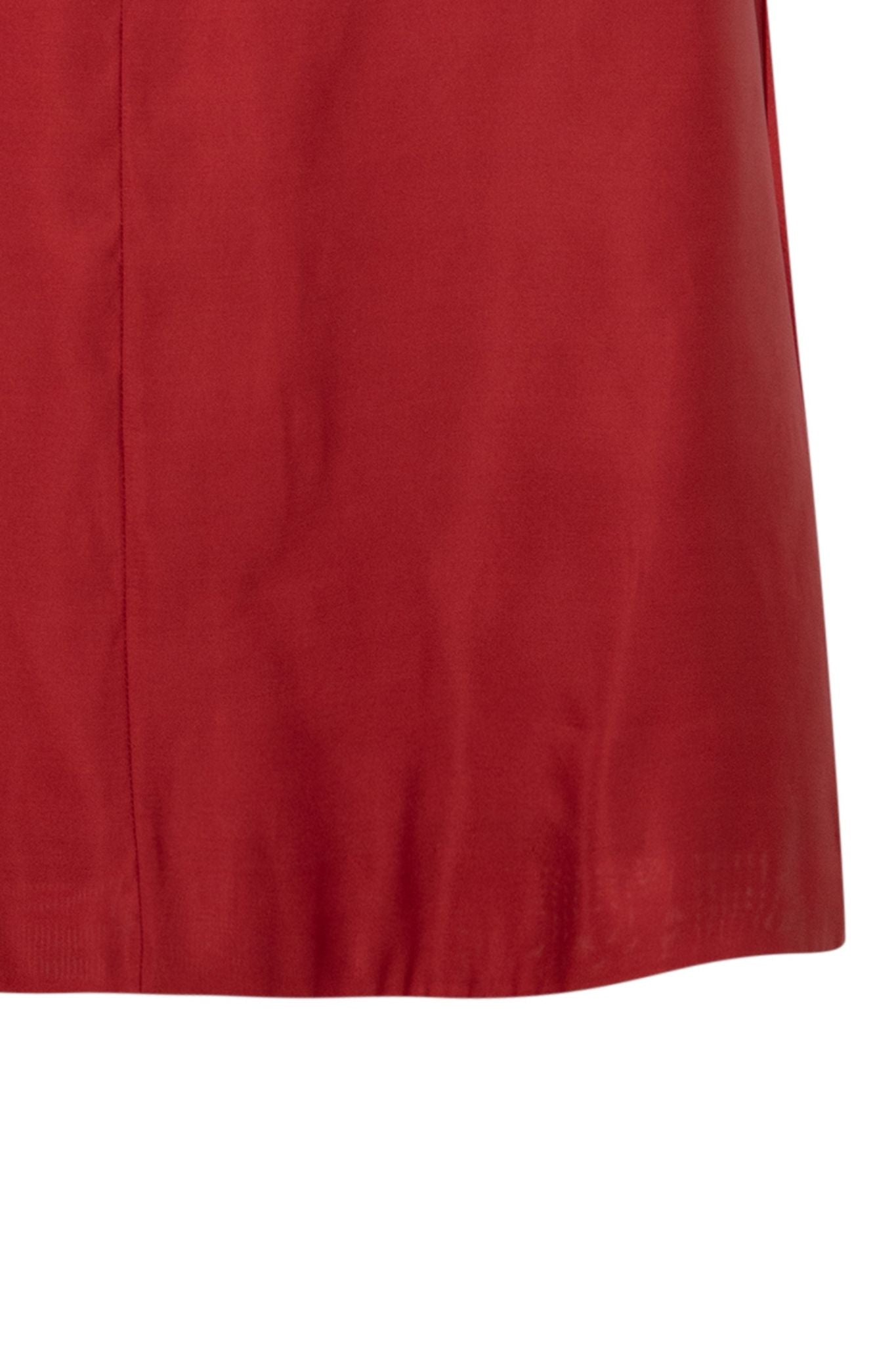 Khaite Nania Skirt - Vermillion