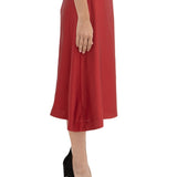 Khaite Nania Skirt - Vermillion
