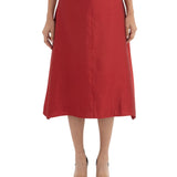 Khaite Nania Skirt - Vermillion